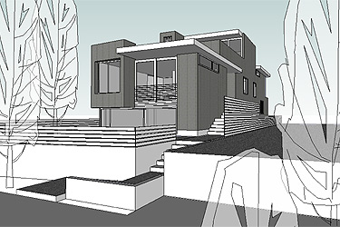 Green Lake Residence Sketchup Model